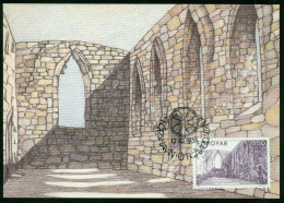 Mk Faroe Islands Maximum Card 1988 MiNr 178 | Kirkjubour Cathedral Ruins #max-0102 - Féroé (Iles)