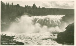 Hålland (Jämtlands Län); Ristafallet (Waterfall, In Summer) - Not Circulated. (O. Olsson - Ånn) - Suède