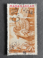 Colonie MADAGASCAR Poste Aerienne N° 62 C.N 2 Indice 3 Perforé Perforés Perfins Perfin Superbe - Used Stamps