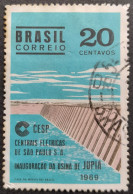 Bresil Brasil Brazil 1969 Usine Hydroélectrique Yvert 905 O Used - Fábricas Y Industrias