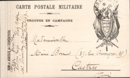 Carte Postale Militaire -   Melle Mimi Bou à Castres - Other & Unclassified