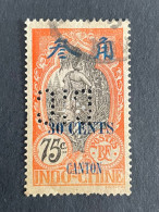 Colonie INDOCHINE Bur Canton N° 79 BIC 2 Indice 6 Perforé Perforés Perfins Perfin Superbe !! - Altri & Non Classificati