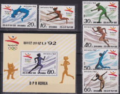 Korea 1992 - Olympic Games Barcelona 92 Mnh** - Sommer 1992: Barcelone