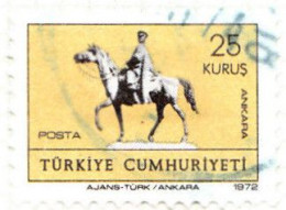 1972 - TURQUIA - ATATURK - YVERT 2028 - Gebraucht
