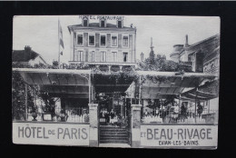 CPA  EVIAN - LES - BAINS. . - Hôtel De Paris Et Beau - Rivage .-non Circulée TB - Evian-les-Bains