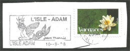 France Flamme L'ISLE-ADAM Jean Marais 10-9-08 ( A36 68) - Autres & Non Classés