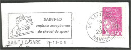France Flamme SAINT-LO Cheval Sport 2001 Marianne 14 Juillet ( A36 67) - Andere & Zonder Classificatie
