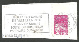 France Flamme NEUILLY SUR MARNE 28-9-2000 Marianne 14 Juillet ( A36 75) - Altri & Non Classificati