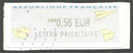 France Distributeur LISA Avion Papier LETTRE PRIORITAIRE ( A36 43) - Andere & Zonder Classificatie