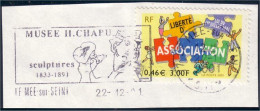 France Musée Chapu Sculptures Le Mee Sur Seine ( A36 22) - Mechanical Postmarks (Other)