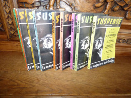 Lot De 9 Revues "Suspense" - Polars Années 50 - Altri & Non Classificati