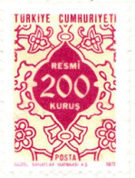 1972 - TURQUIA - SELLO DE SERVICIO - YVERT 128 - Usados