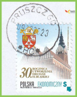 Voyo POLAND Piece With 1 Stamp 2022 Mi#5384  (o) Used - Pruszcz Gdanski (Praust) Diocese Of Elbląg, - Oblitérés