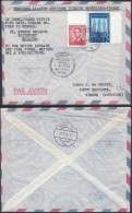Belgique 1956 - Lettre Par Avion Sabena. 1ère Liaison Aérienne Directe Bruxelles-Vienne.............. (DD) DC-12595 - Usati