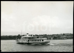 1966 ITALIE STEAM BOAT LAKE GENEVE REAL ORIGINAL AMATEUR PHOTO FOTO SUISSE SWITZERLAND SCHWEIZ CF - Lugares