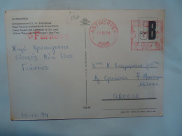 BELGIUM  POSTCARDS   ANTWERREN  MACHINE STAMPS  1979 - Danimarca