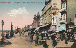 Blankenberghe.   -   La Digue De Mer Et L'Hôtel Du Kursaal.   -   1922   Naar   Antwerpen - Blankenberge