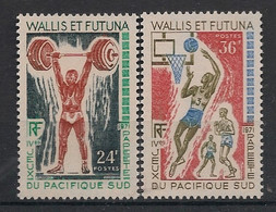 WALLIS ET FUTUNA - 1971 - N°YT. 178 à 179 - Jeux Sportifs - Neuf Luxe ** / MNH / Postfrisch - Pallacanestro