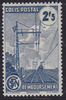 FRANCE COLIS POSTAUX N° 218B TYPE DE 1941 7f50 BLEU - Mint/Hinged