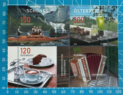June Pre Issued Austria Stamp- Beautful Austria Block - Nuevos