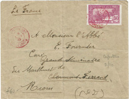 CTN91- GUADELOUPE  LETTRE DU 3/10/1930 - Storia Postale