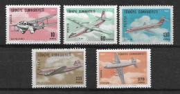 TURKEY 1967 Planes MNH - Unused Stamps