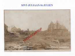 SINT-JULIAAN-St JULIEN-CARTE PHOTO Allemande-GUERRE 14-18-1 WK-Flandern-MILITARIA- - Langemark-Pölkapelle