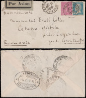 LETTRE VOYAGÉE PAR AVION De PARIS à HISTRIA - CONSTANTA / ROUMANIE - POSTE AÉRIENNE [ PAR AVION ] - 1932 (an787) - 1921-1960: Période Moderne