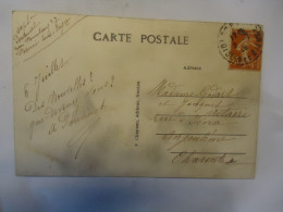 FRANCE   POSTCARDS  PORNIC  LOIRE MONUMENTS STAMPS 1927 - Other & Unclassified