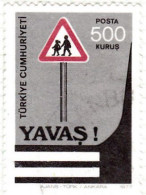 1977 - TURQUIA - SEGURIDAD VIAL - YVERT 2205 - Gebruikt