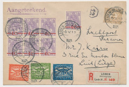 VH A 8 E Leiden - Luik Belgie 1921 - Unclassified