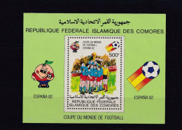 JOLI BLOC NEUF** DE 1982. COUPE DU MONDE ESPAGNE 82.TRES BEAU - Comores (1975-...)