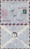 Belgique 1957 - Lettre Par Avion Sabena  1ère.Liaison Aérienne Bruxelles - Belgrade ........ (DD) DC-12602 - Used Stamps