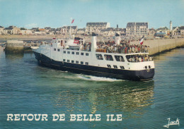 - 56 - QUIBERON. - Le Courrier De Belle-Ile - Scan Verso - - Quiberon