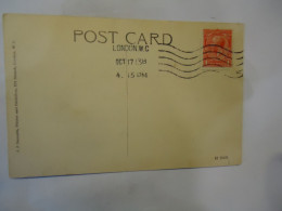 UNITED KINGDOM   POSTCARDS  WISTMINSTER ABBEY 1913 POSTMARK LONDON .W.C. - Other & Unclassified