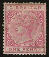 Gibraltar   .   SG   40  (2 Scans)  .  1898   .  Crown  CA     .   (*)    .    Mint Without Gum - Gibraltar