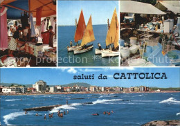 72398710 Cattolica Rimini Riviera Adriatica Souvenirshops Fischerboote  - Autres & Non Classés