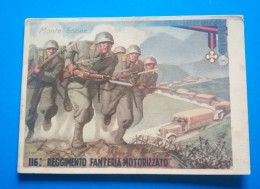 BOCCASILE - 116° REGGIMENTO FANTERIA MOTORIZZATO. - Regimente