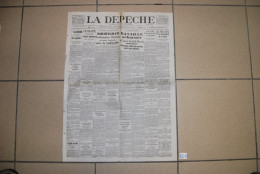 EL1 Old French Journal - La Dépêche - 1940 - WW2 Hitler War - Militaria Guerre - Sonstige & Ohne Zuordnung
