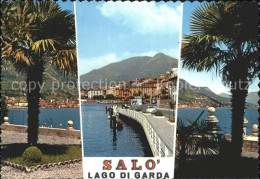 72398623 Salo Lago Di Garda Stadtansichten Palmen  - Sonstige & Ohne Zuordnung