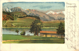 Gruss Vom Lansersee - Litho - Other & Unclassified
