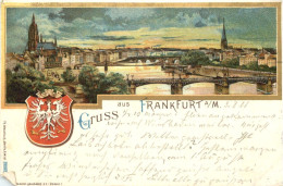 Gruss Aus Frankfurt Am Main - Litho - Frankfurt A. Main