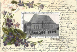 Bremen - Rathaus - Litho - Duftkarte - Bremen