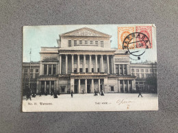 Warszawa Teatr Wielki Carte Postale Postcard - Pologne