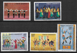 TURKEY 1969 Folk Dances  MNH - Ungebraucht