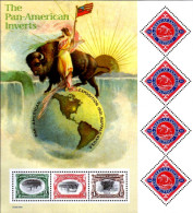 2001 Pan American Inverts - Sheet Of 7, Mint Never Hinged  - Nuovi