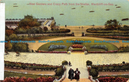 R150202 New Gardens And Crazy Path From The Shelter Westcliff On Sea. 1932 - World