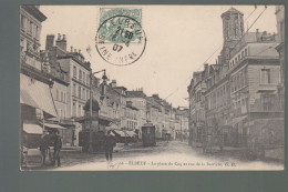 CP - 76 - Elbeuf - Place Du Coq Et Rue De La Barrière - Elbeuf