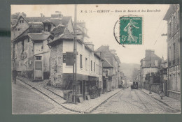 CP - 76 - Elbeuf - Rue De Rouen Et Des Rouvalets - Elbeuf