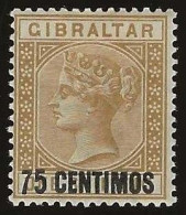 Gibraltar   .   SG   21  (2 Scans)  .  1889   .   *   .    Mint-hinged - Gibraltar